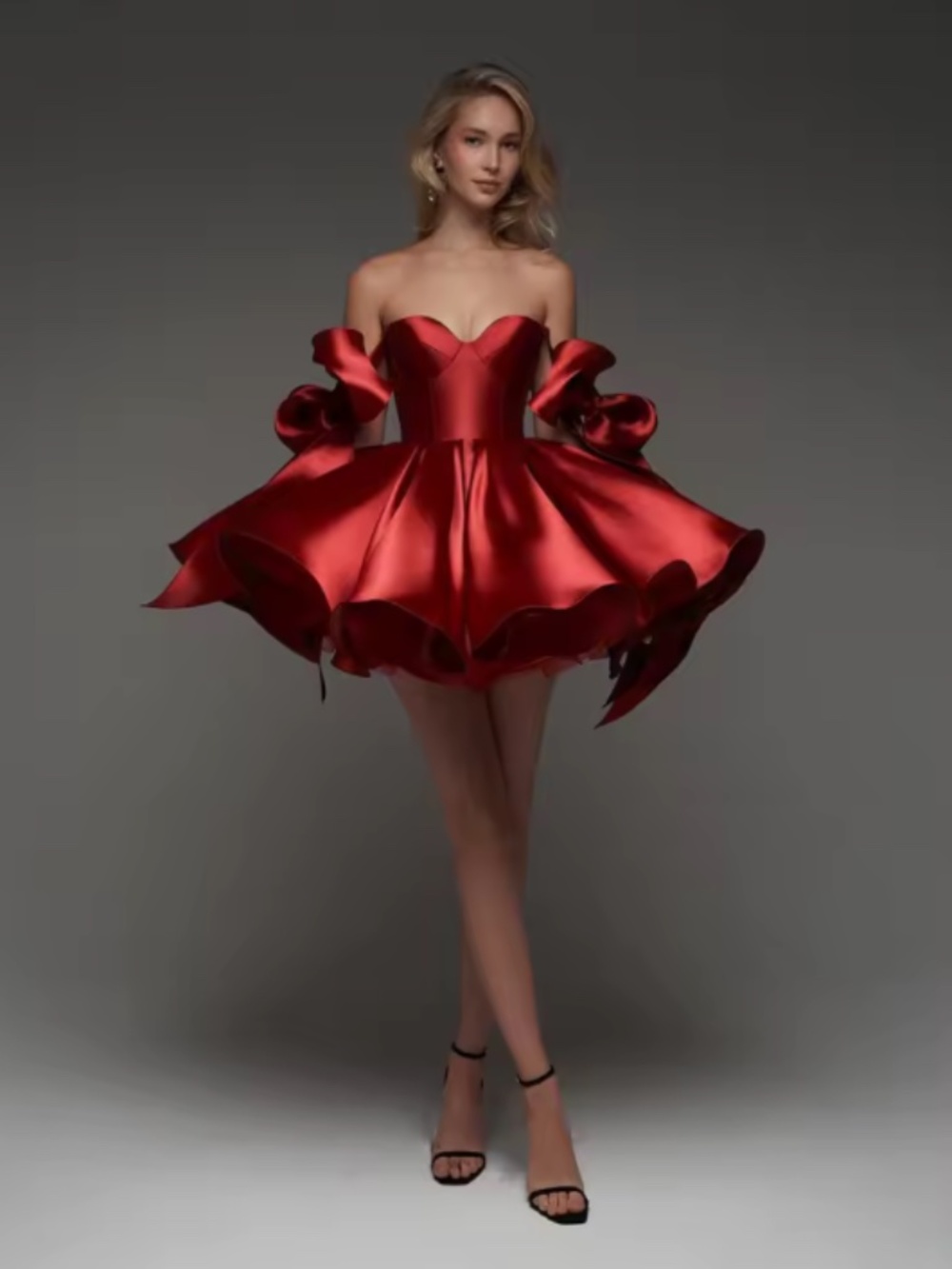 Wekiva Mini Dress Red Size 4 - Ships in 48 Hours